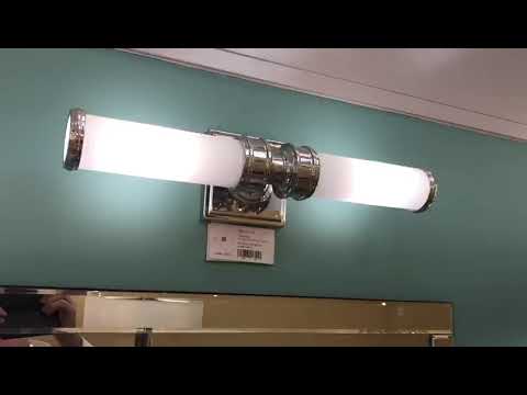 Feiss Payne 2 Light Bathroom Wall Light in Polished Chrome