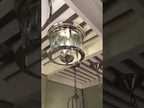 Hinkley Gentry 3 Light Flush Ceiling Light in Polished Nickel