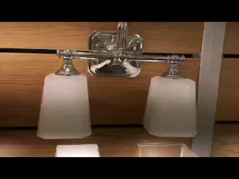 Feiss Concord 2 Light Bathroom Wall Light in Polished Chrome