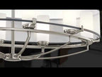 Kichler Saldana 5 Light Ceiling Light in Pewter