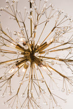 Hudson Valley Dunkirk 8 Light Crystal Chandelier in Aged Brass