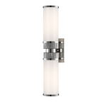 Hudson Valley Harper 2 Light Wall Light in Polished Nickel