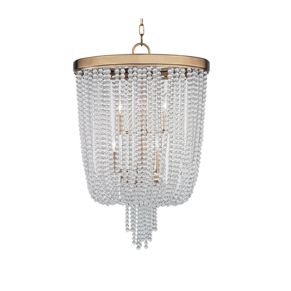 Hudson Valley Royalton 8 Light Pendant Light in Aged Brass