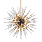 Hudson Valley Sparta 12 Light Chandelier in Aged Brass