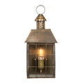 Elstead Hyde Park Outdoor Wall Lantern in Solid Antique Brass