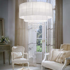 Ideal Lux 165011 Opera Crystal 10 Light Pendant Polished Chrome Frame