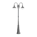 Ideal Lux 246833 TOP Twin Outdoor Lamp Post Anthracite Frame