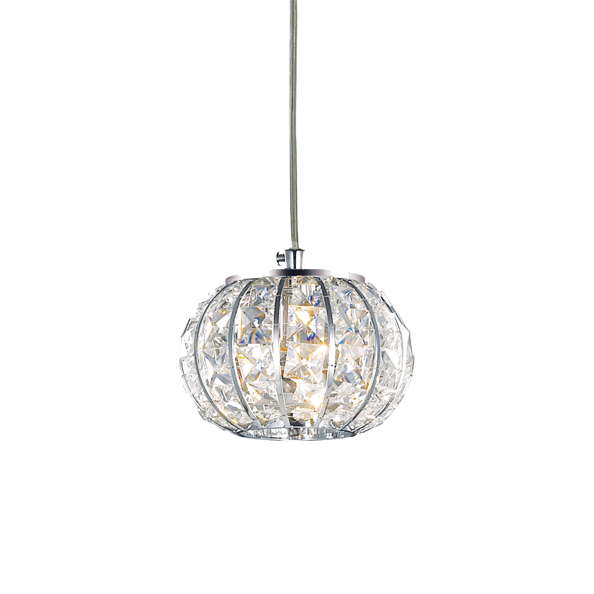 Ideal Lux Calypso Chandelier 1 Luce Chrome IDE/044187