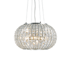 Ideal Lux Calypso Chandelier 5 Light Chrome IDE/044200