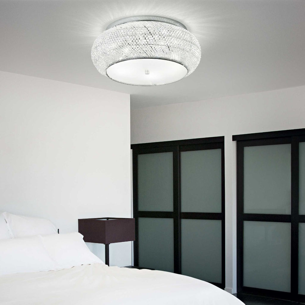 Ideal Lux Pasha PL10 Flush Fitting 100746 Polished Chrome