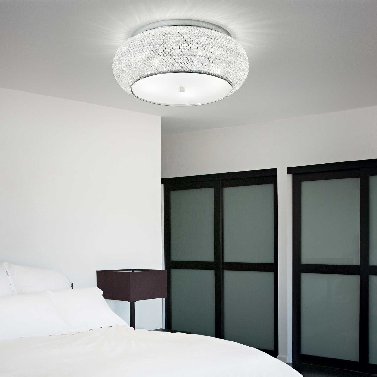 Ideal Lux Pasha PL10 Flush Fitting 100746 Polished Chrome