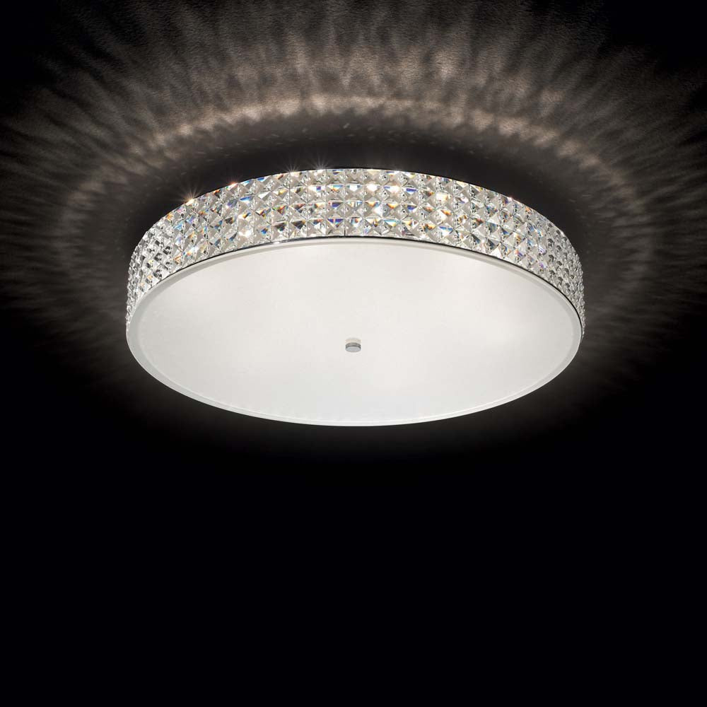 Ideal Lux Roma PL12 Flush Fitting 087870 White