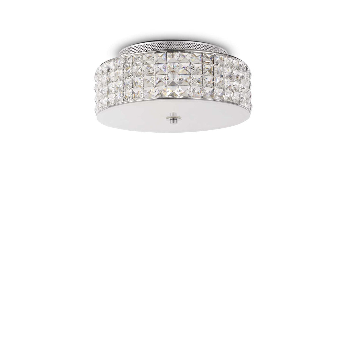 Ideal Lux Roma PL4 Flush Fitting  093093 Polished Chrome