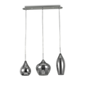 Ideal Lux Soft Chandelier 3 Light Smoked IDE/111865