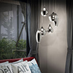 Ideal Lux Soft Chandelier 6 Light Smoked IDE/111841