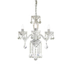 Ideal Lux Tiepolo Glass Frame 3 Light Chandelier SP3 034706