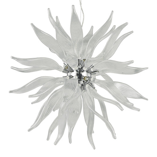 Ideal Lux White Leaves Hanging Ceiling Light SP12 112268