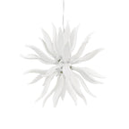 Ideal Lux White Leaves Hanging Ceiling Light SP12 112268