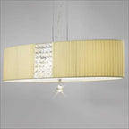 Diyas Evelyn Ceiling Light in Black with Crystal Decoration