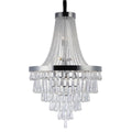 Diyas Sophia 17 Light Pendant Light in Polished Chrome with Crystal