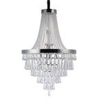 Diyas Sophia 17 Light Pendant Light in Polished Chrome with Crystal
