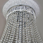 Diyas Alexandra 63 Light 7 Layer Spiral Pendant Light in Polished Chrome with Crystal