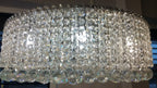 Diyas Empire 9 Light Pendant Light in Polished Chrome with Crystal