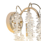 Diyas Wisteria Switched Wall Light in French Gold