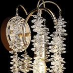 Diyas Wisteria Switched Wall Light in French Gold