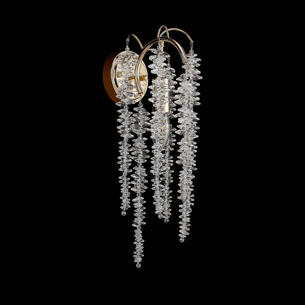 Diyas Wisteria Switched Wall Light in French Gold