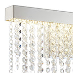 Diyas Bano Medium Wall Light in Polished Chrome with Crystal
