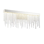 Diyas Bano Large Wall Light in Polished Chrome with Crystal