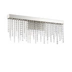 Diyas Bano Large Wall Light in Polished Chrome with Crystal