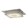 Diyas Ines Flush Ceiling Light in Polished Chrome with Crystal