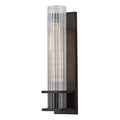 Hudson Valley Sperry Wall Light in Old Bronze with Clear Glass Shade
