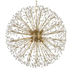 Hudson Valley Dunkirk Large 10 Light Crystal Chandelier in Aged Brass
