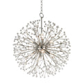 Hudson Valley Dunkirk 8 Light Crystal Chandelier in Polished Nickel
