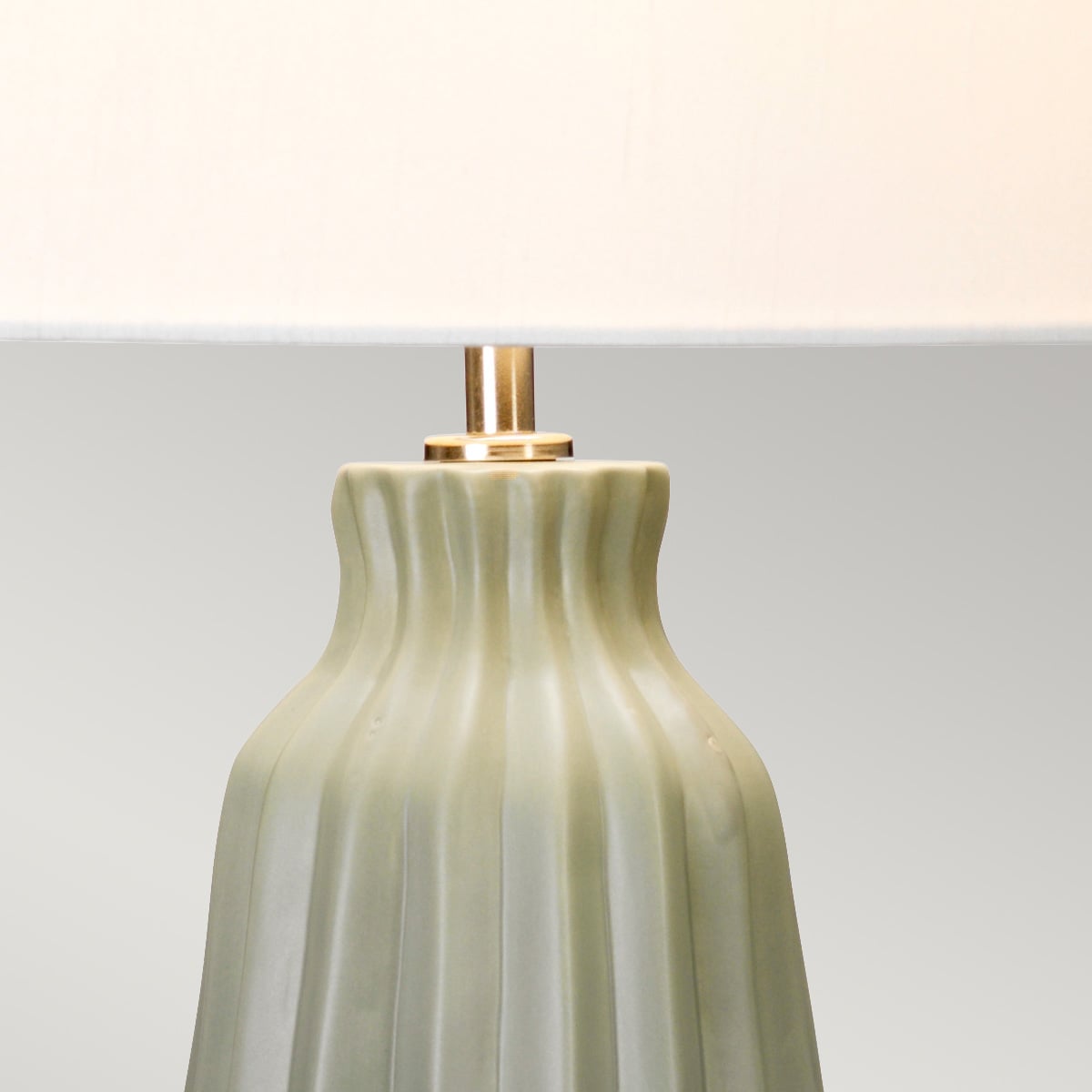 Elstead Kew Table Lamp in Sage Green