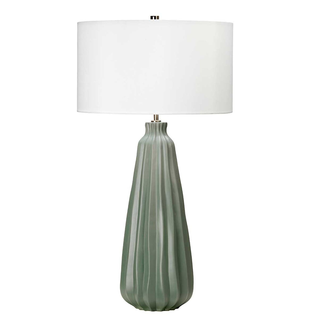 Elstead Kew Table Lamp in Sage Green