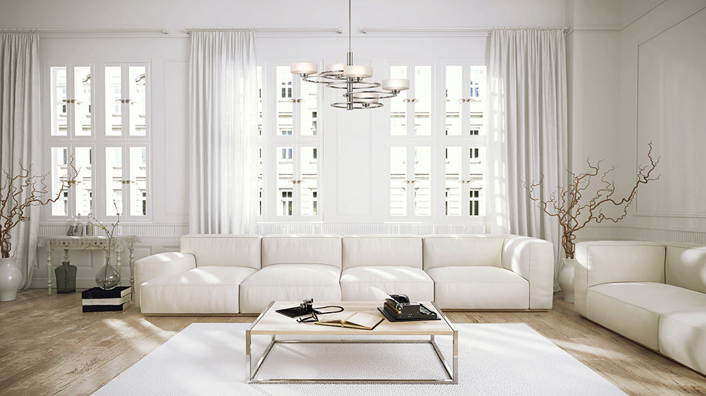 Kichler Aleeka 5 Light Ceiling Light in Pewter