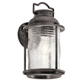 Kichler Ashlandbay Medium Outdoor Wall Lantern in Weathered Zinc