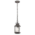 Kichler Ashlandbay Outdoor Lantern in Weathered Zinc