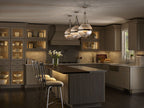 Kichler Aster 3 Light Pendant Light in Polished Nickel