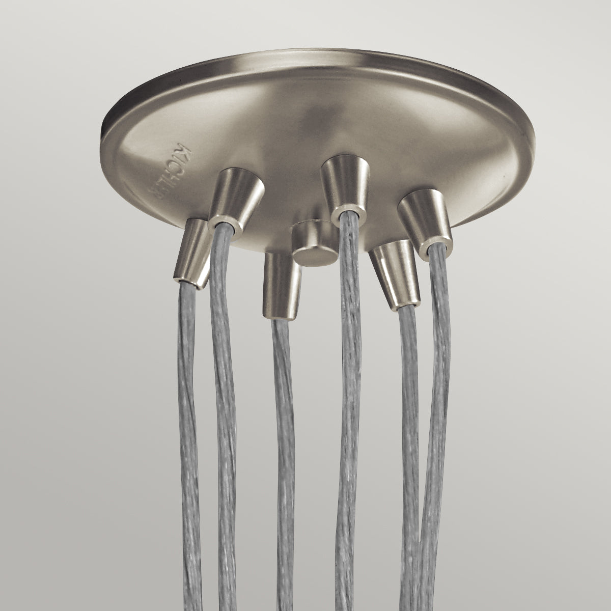 Kichler Brinley 6 Light Pendant Light in Brushed Nickel