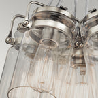 Kichler Brinley 6 Light Pendant Light in Brushed Nickel