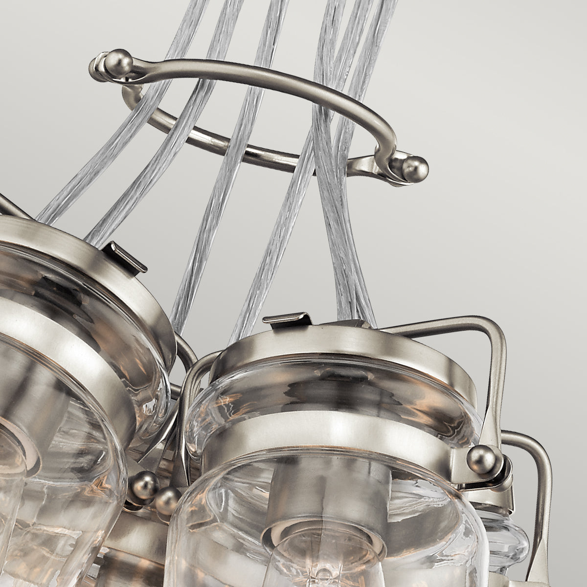 Kichler Brinley 6 Light Pendant Light in Brushed Nickel