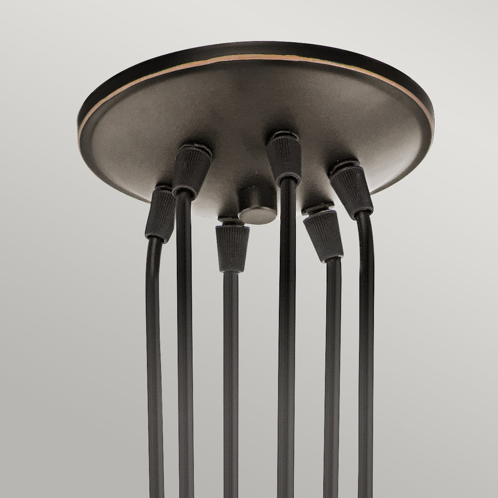 Kichler Brinley 6 Light Pendant Light in Old Bronze