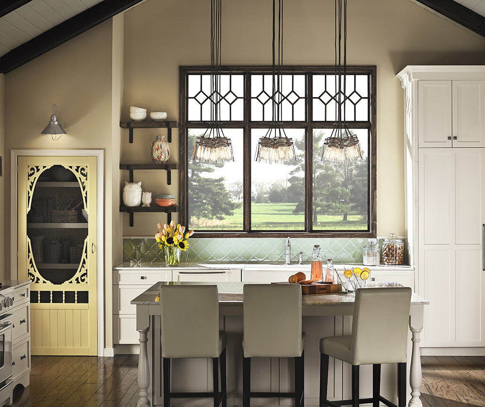 Kichler Brinley 6 Light Pendant Light in Old Bronze