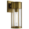 Kichler Camillo Medium Outdoor Wall Lantern in Painted Natural Brass