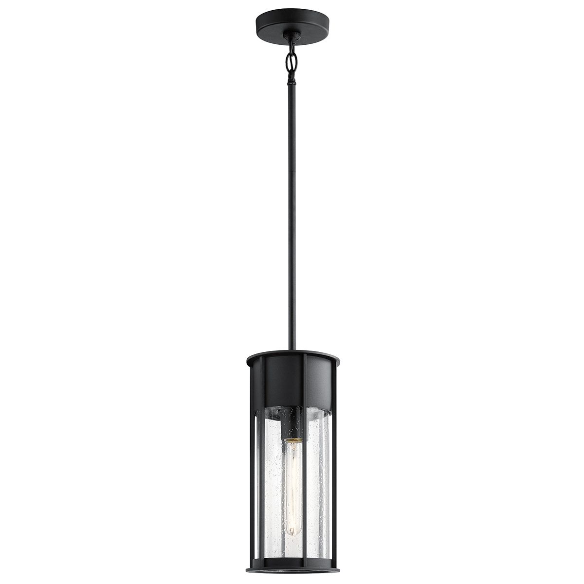 Kichler Camillo Outdoor Pendant Light in Textured Black